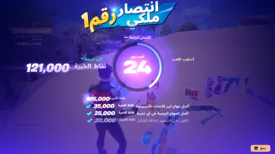 لوحة النتائج - العناوين والإعدادات